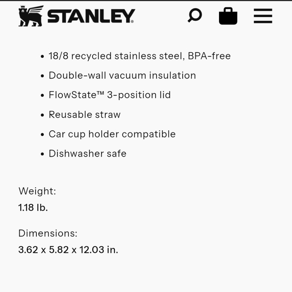 Stanley THE HALLOWEEN QUENCHER H2.0 FLOWSTATE™ TUMBLER | 40 OZ- Web Glow - Picture 5 of 6